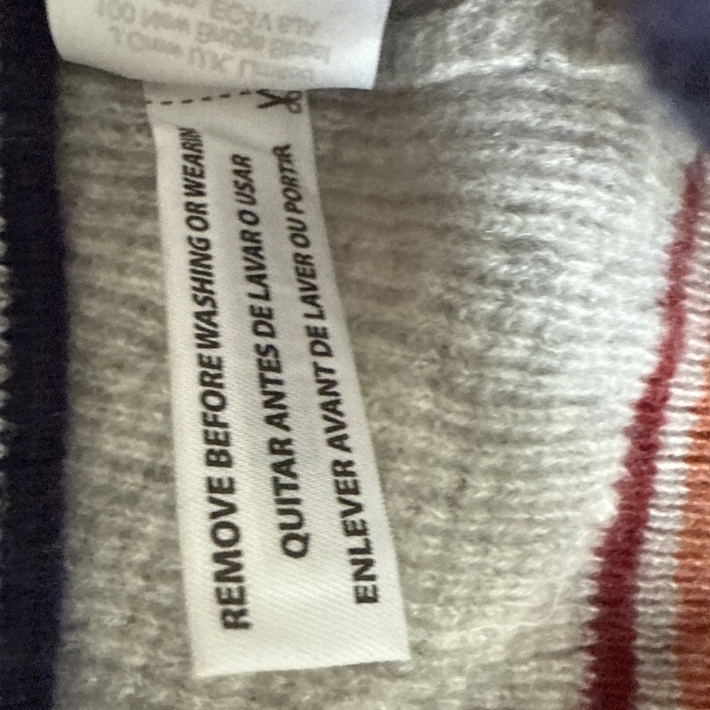 Madewell Rainbow Trim Cashmere Sweater Size XS - Picture 15 of 16